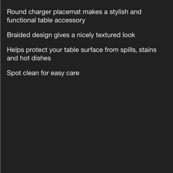 Threshold’s Plate Charger   - Picture 5 of 6